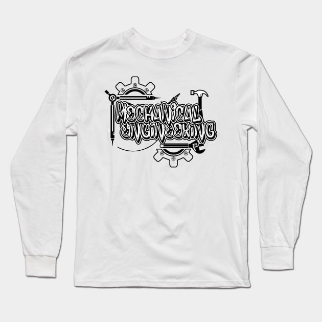 Mechanical Engineering | Mechanical Engineer Long Sleeve T-Shirt by muzamilshayk